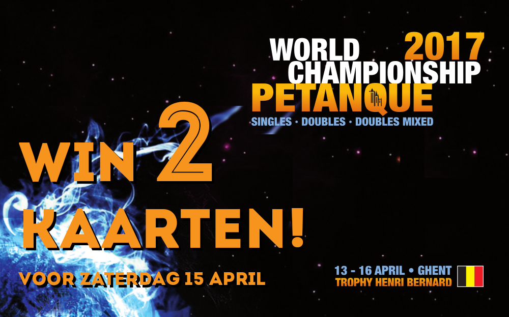 Prijsvraag WK petanque Gent