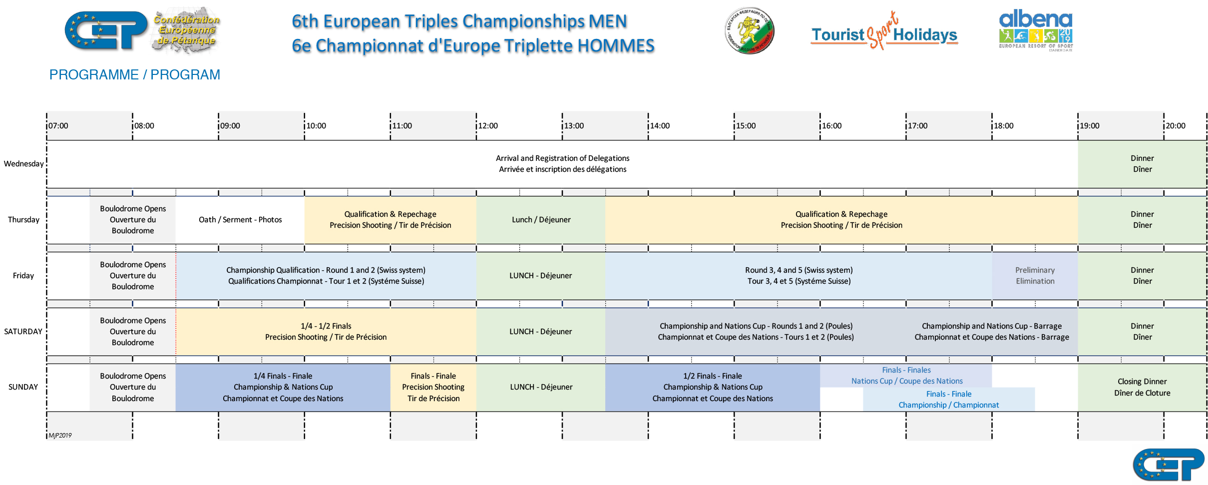 EK Europees kampioenschap mannen petanque 2019
