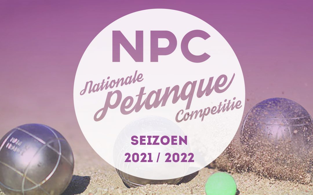 Gevolgen persconferentie Nationale Petanque Competitie (NPC)