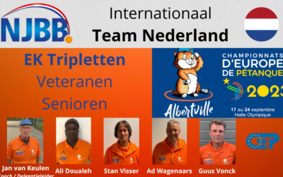 Nederlandse teams voor het EK Tripletten